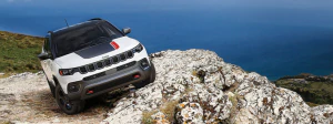 2024 Jeep Compass on a rough terrain