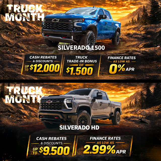 2026 Silverado TRUCK MONTH sale 