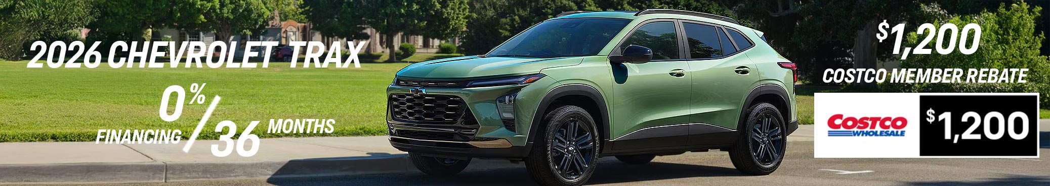 2026 TRAX & Trailblazer Spring Sale, Costco Rebate 
