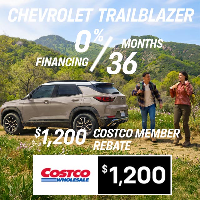 2026 TRAX & Trailblazer Spring Sale, Costco Rebate 