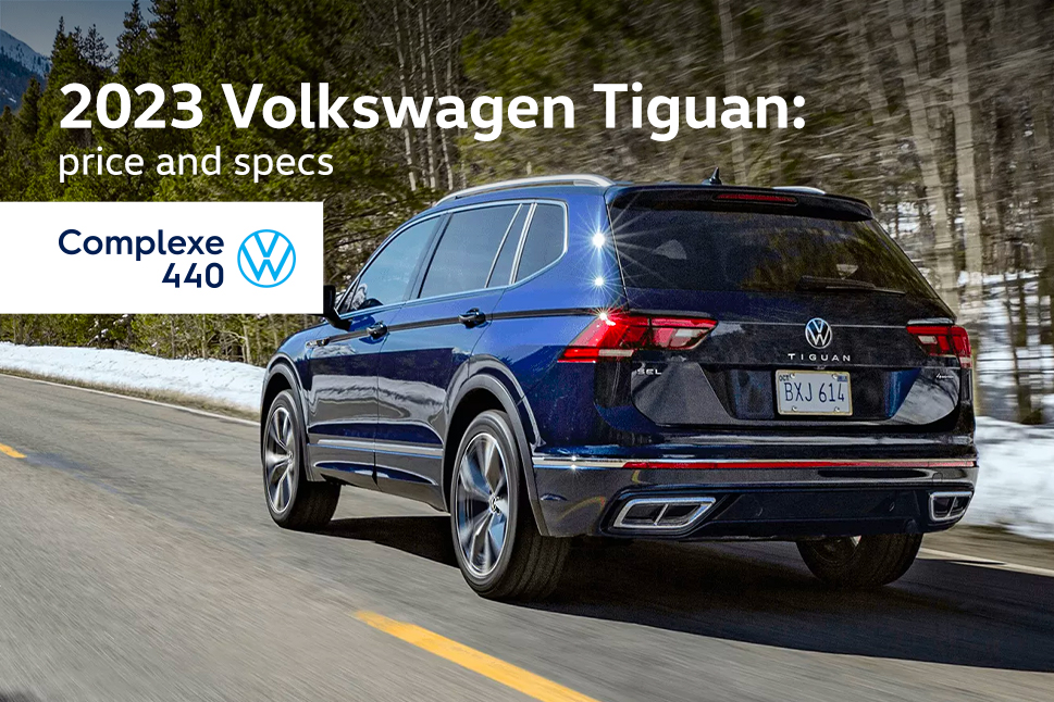 header banner 2023 Volkswagen Tiguan: price and specs