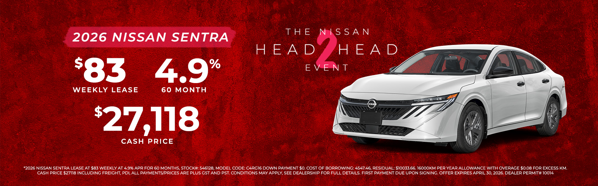 Nissan Sentra Lease