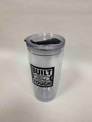 Clear Ford Built Tough Mug