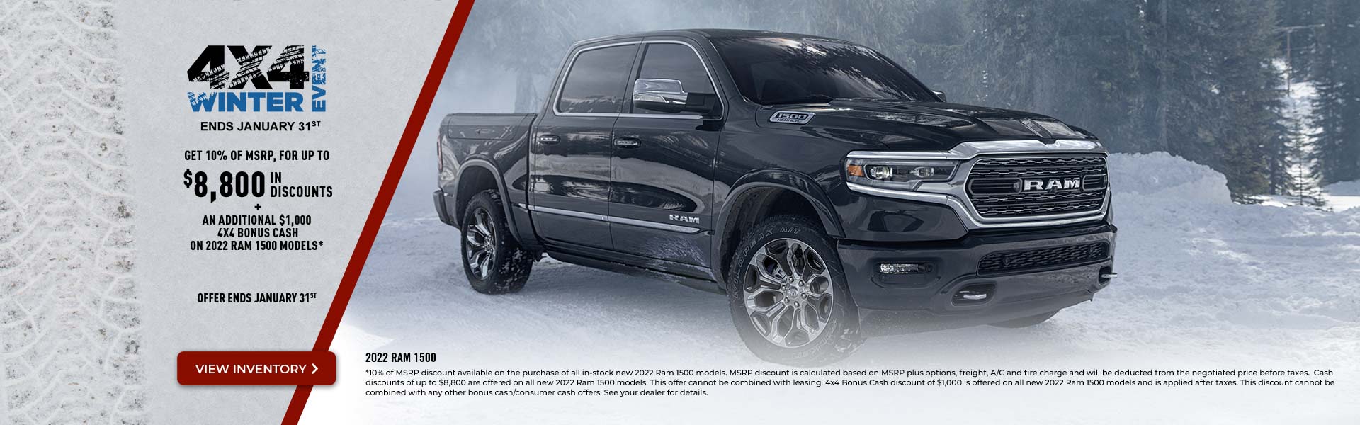 Ram 1500 Jan Offer