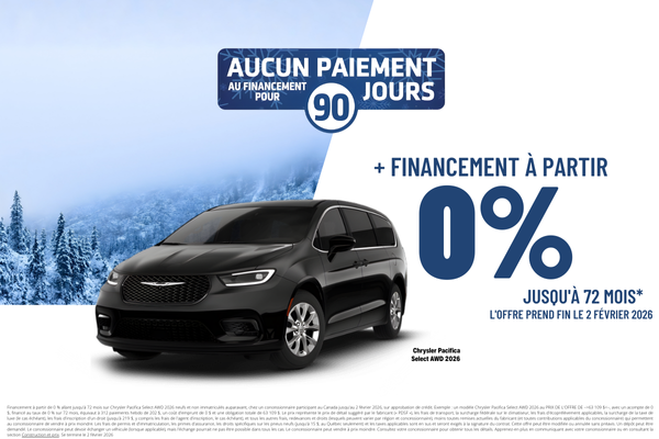 2026 Chrysler Pacifica Select AWD