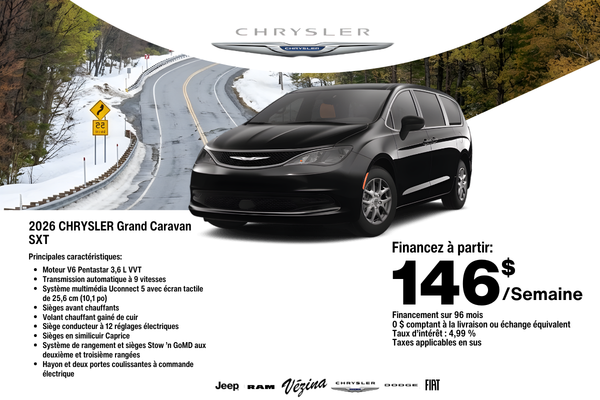 2026 Chrysler Grand Caravan SXT