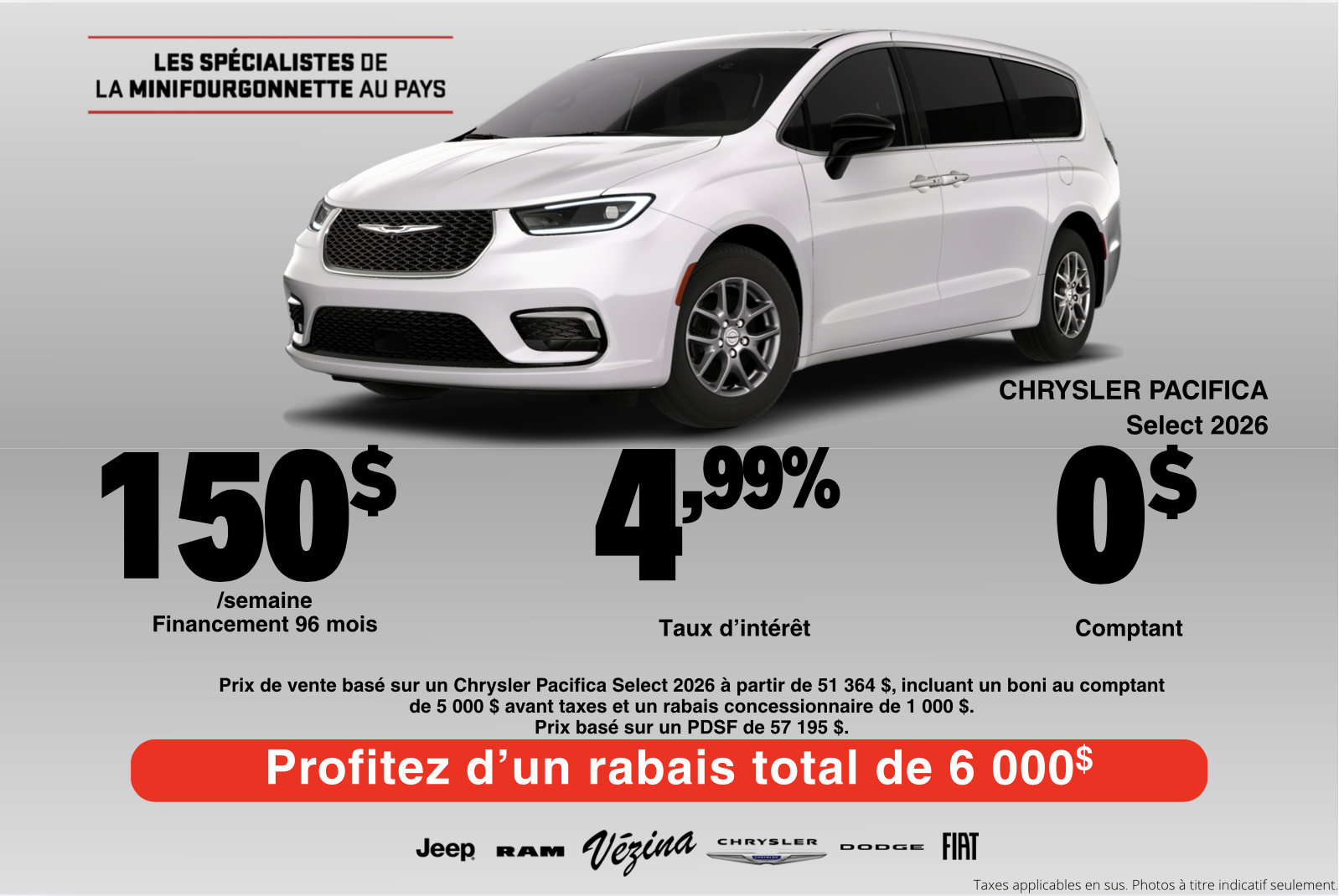2026 Chrysler Pacifica Select
