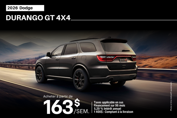 2026 Dodge Durango GT 4X4