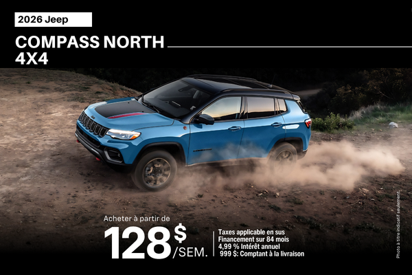 2026 Jeep Compass North 4X4