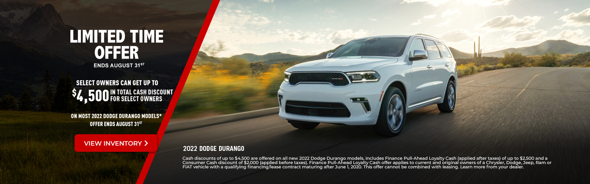 Durango Aug Offer
