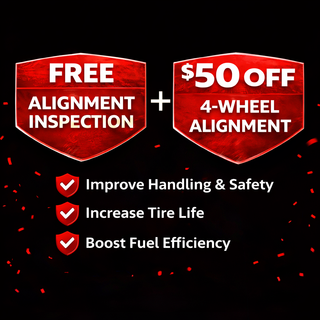Free Alignment Inspection & $50.00 Off Alignments