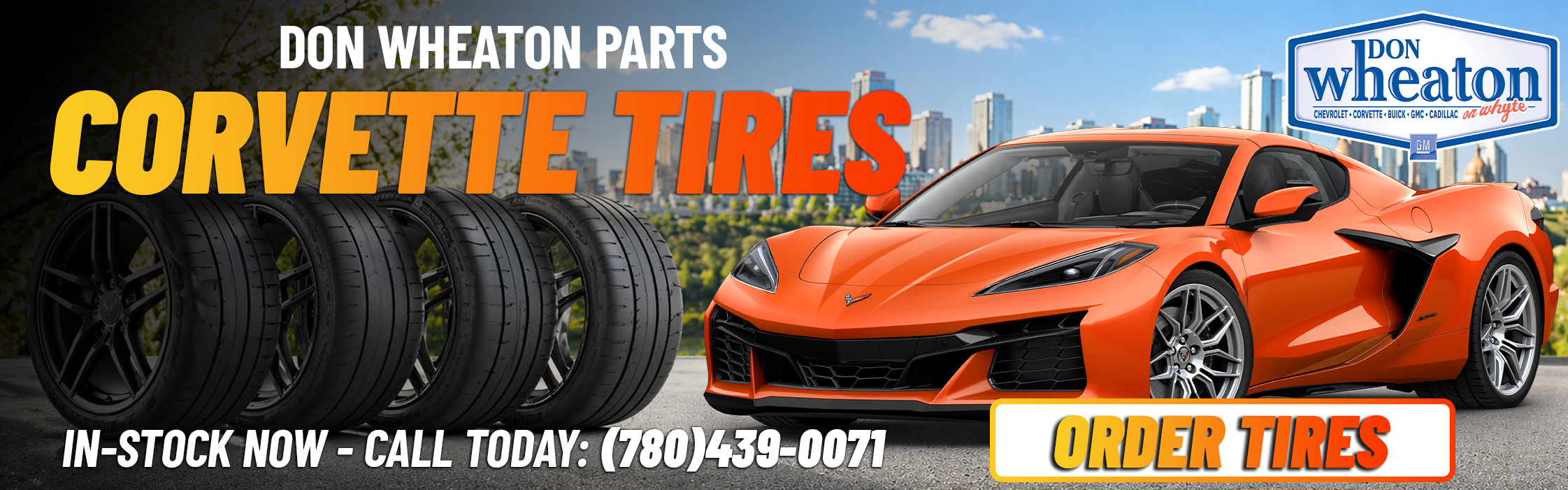 COrvette Tires banner Home