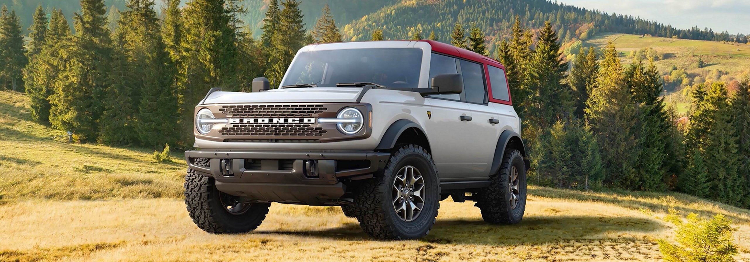 2026 Ford Bronco parked on grassy terrain