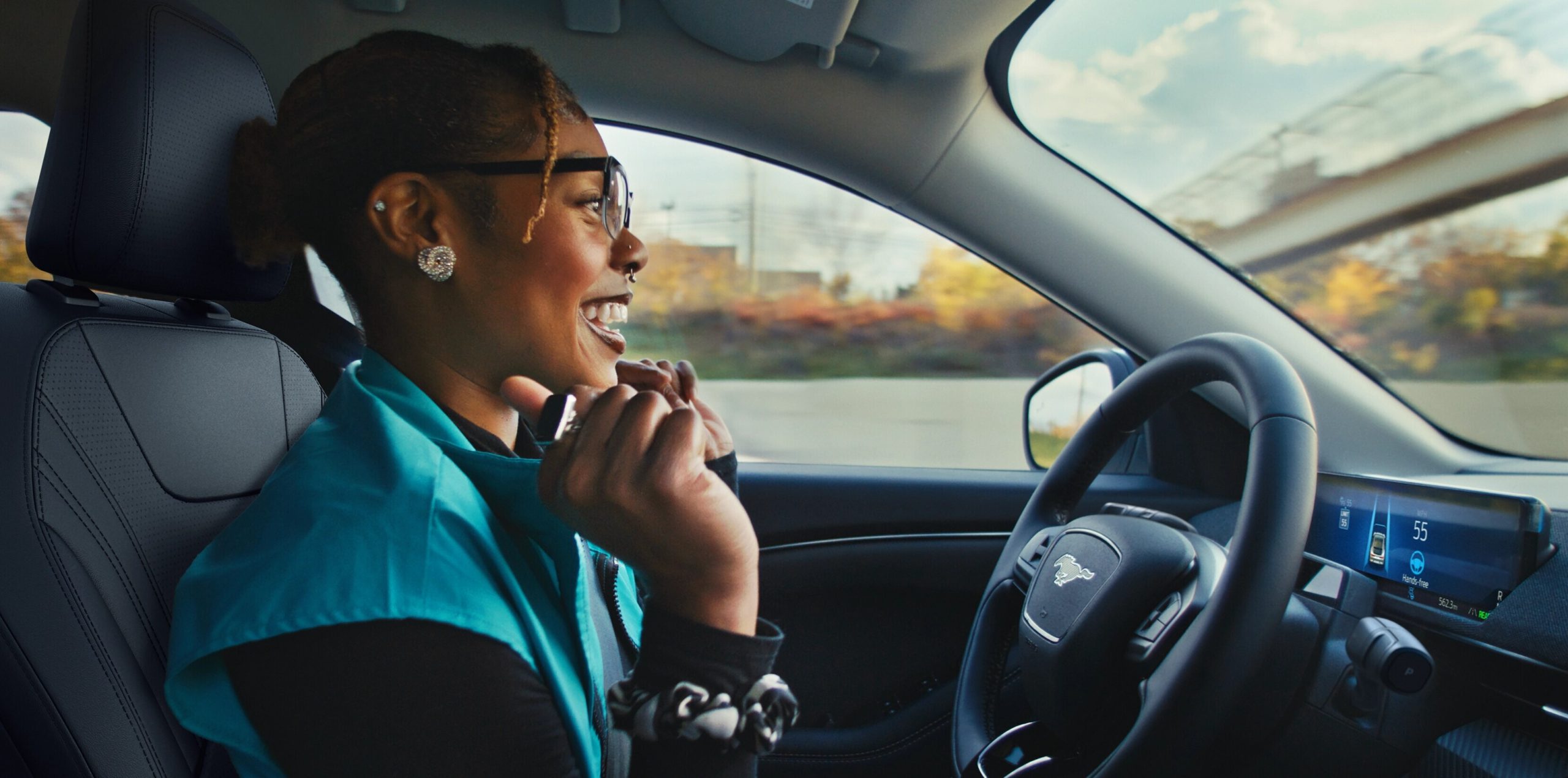 Unknown person in driver's seat