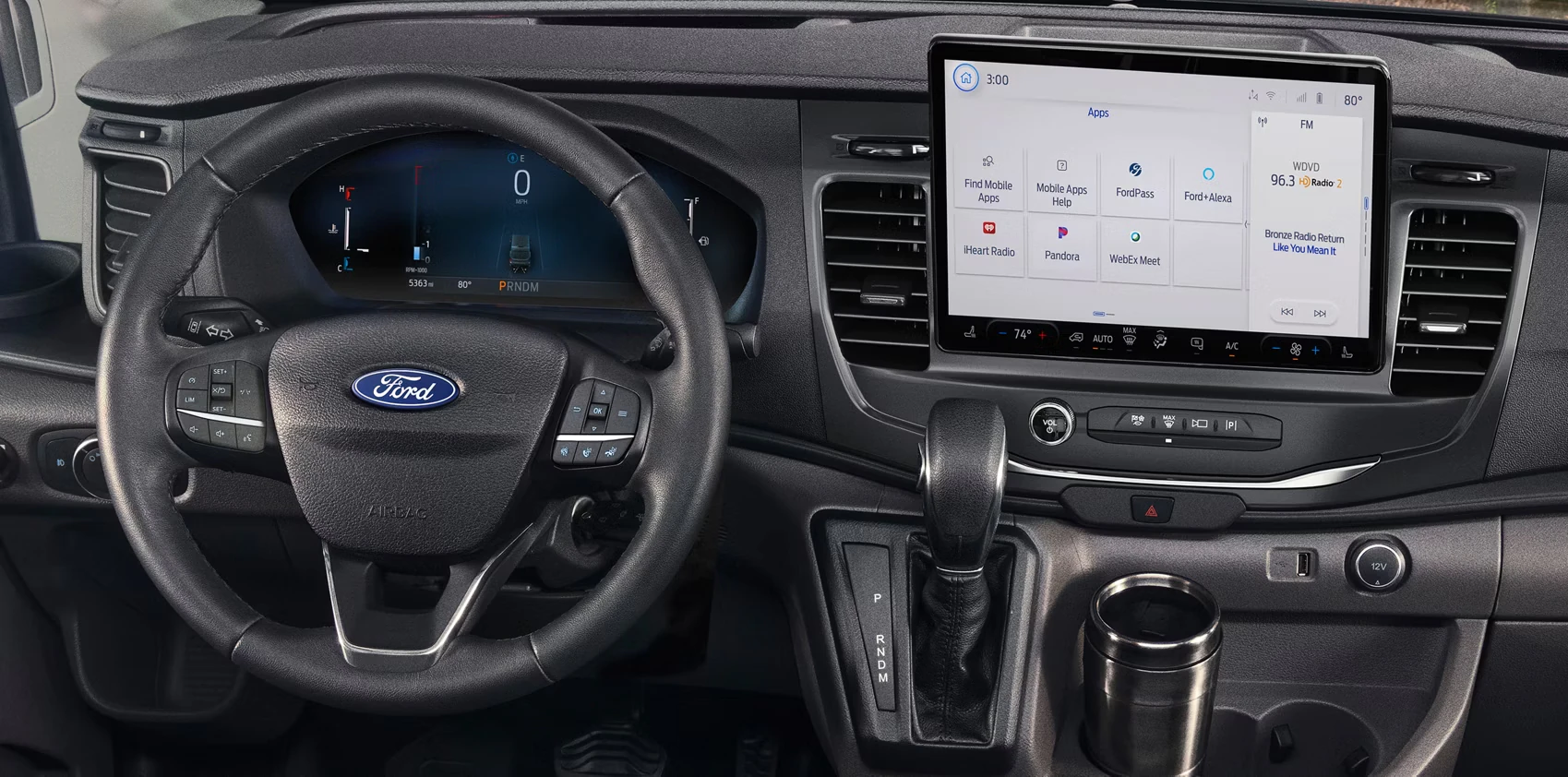 2026 Ford Transit driver setup