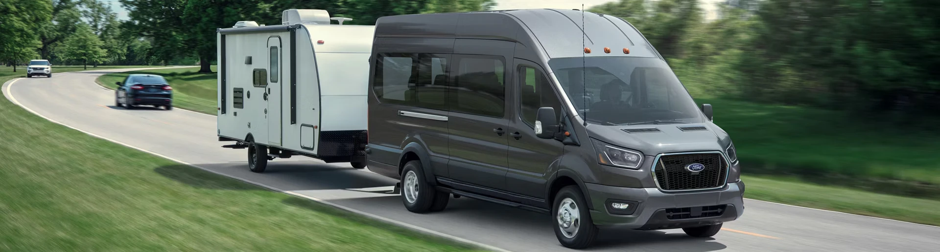 2026 Ford Transit pulling trailer