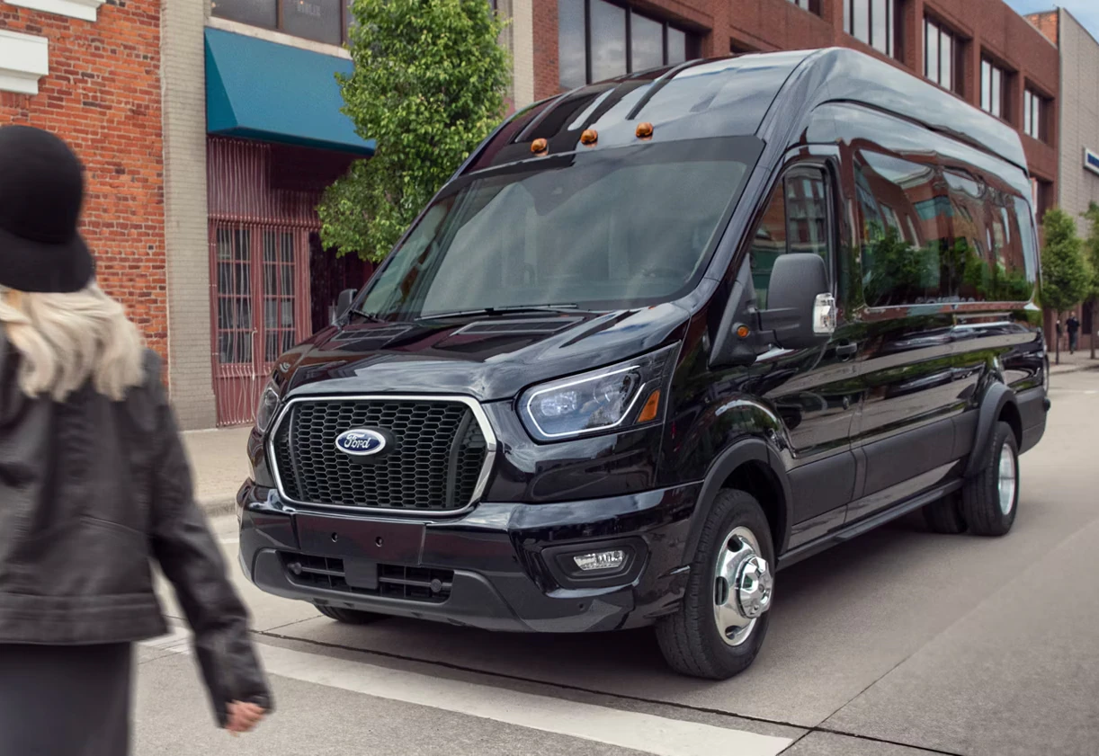 2026 Ford Transit driving down road
