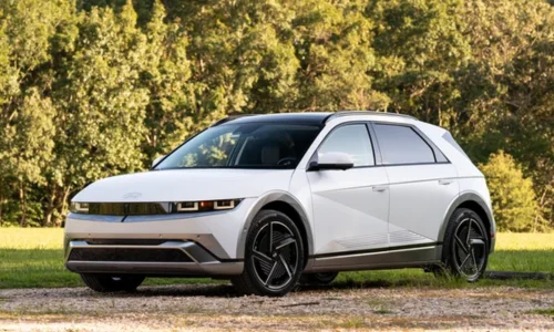 2026 Hyundai IONIQ 5 & 5 N electric SUV parked outdoors, featured by DRIVEN Newmarket as a modern EV choice for Canadian drivers.