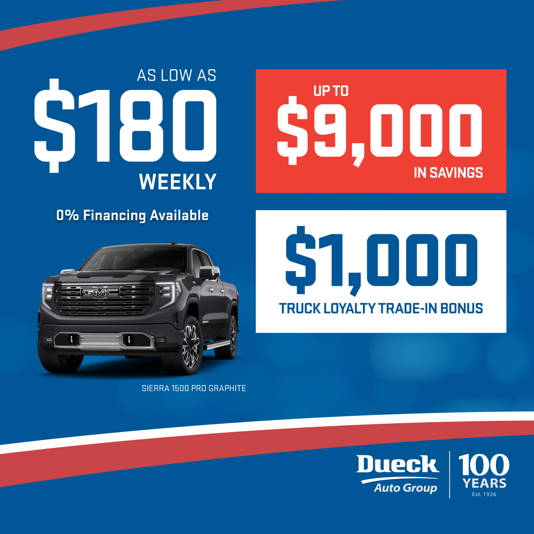 Drive the Sierra from $180 a week!