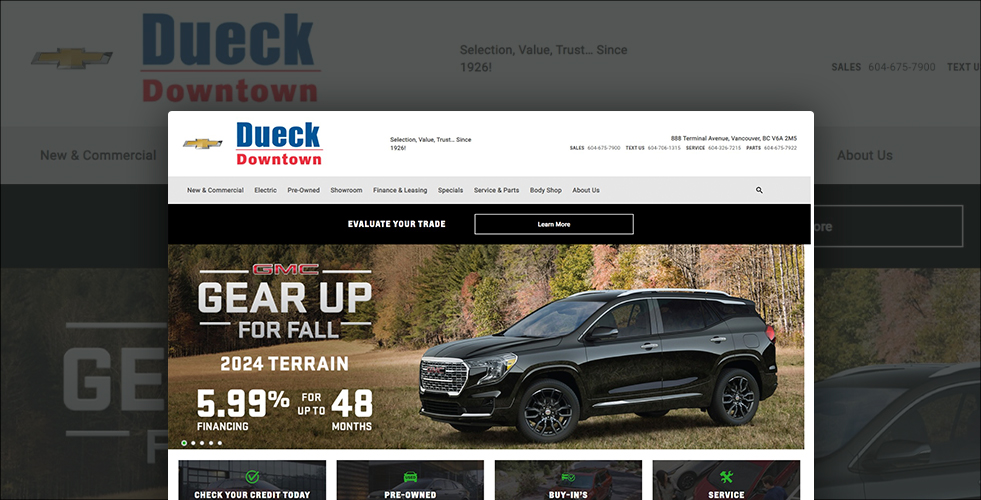 Dueck Downtown New & Used Chevrolet Buick GMC Dealer Dueck Downtown New & Used Chevrolet Buick GMC Dealer