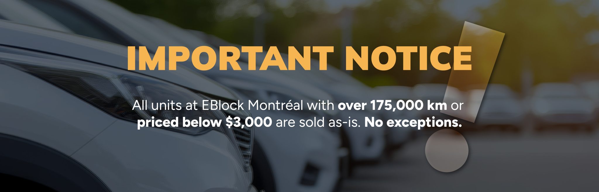 Eblock EBlock Montréal: Digital & In-Lane Auto Auctions in Québec