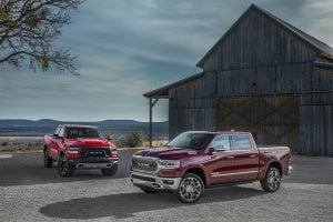 RAM 1500 Rebel (left) and Limited 