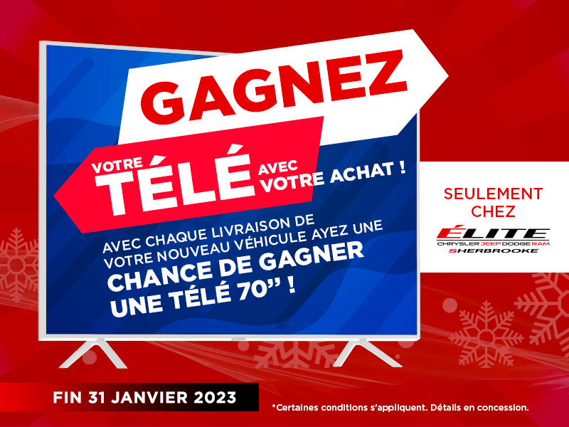 Gagnez votre télé avec votre achat Gagnez votre télé avec votre achat