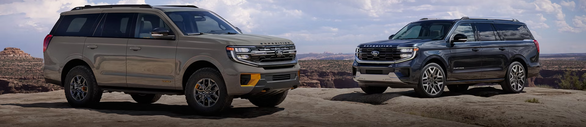 Two 2026 Ford Expedition parked together