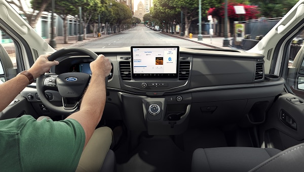 Unknown person driving 2026 Ford E-Transit