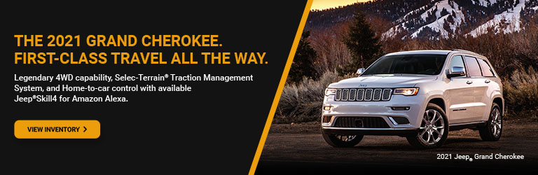 2021 Jeep Grand Cherokee Promotional Banner