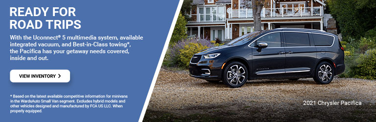 2021 Chrysler Pacifica Promotional Banner