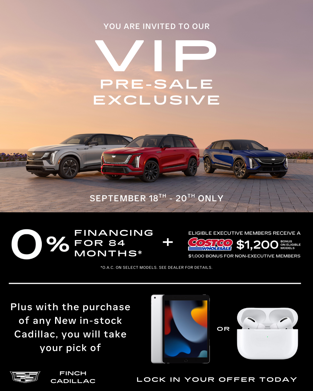Cadillac VIP Event