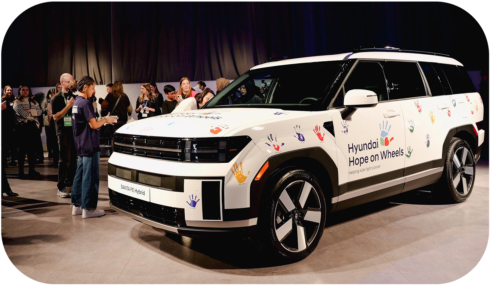 With every Hyundai vehicle sold in Canada, a donation to Hyundai Hope on Wheels is made.  Proceeds from vehicles sold in Canada will fund critical research and care across Canada.