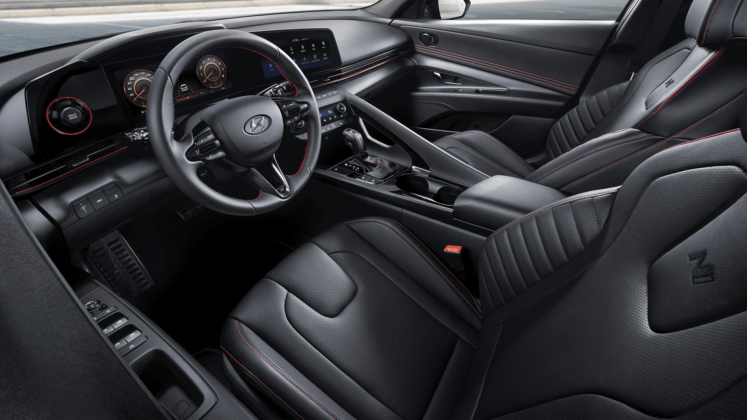 Leather seating surfaces