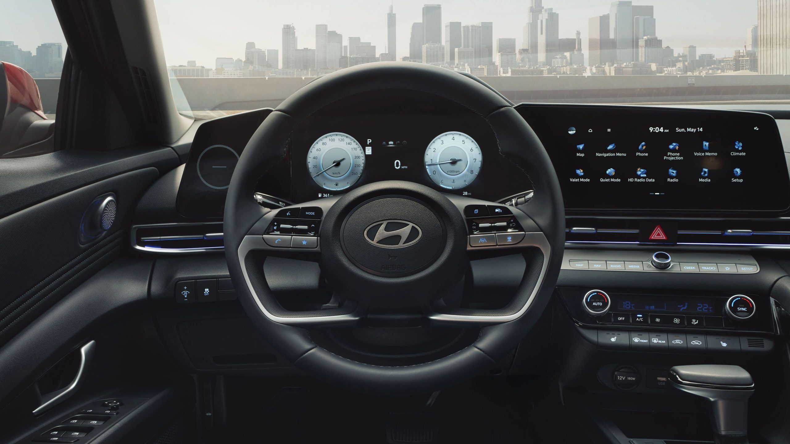 Heated steering wheel