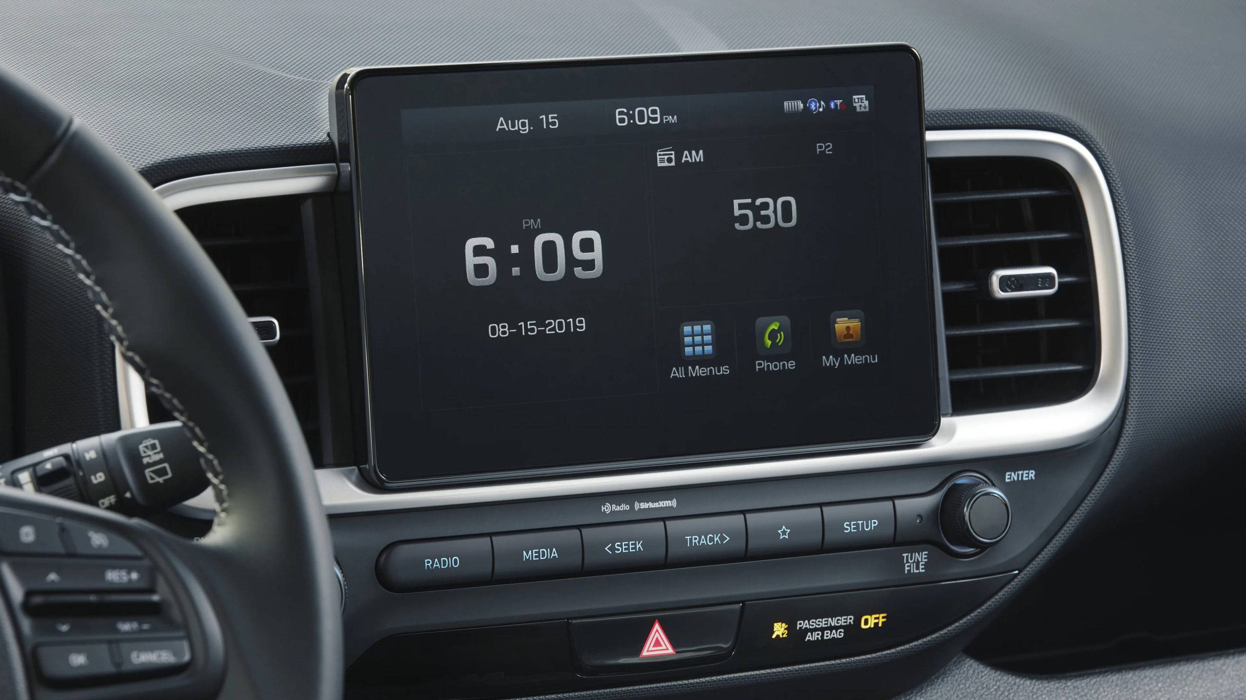 8.0 inch touch-screen display and 4.2inch digital cluster