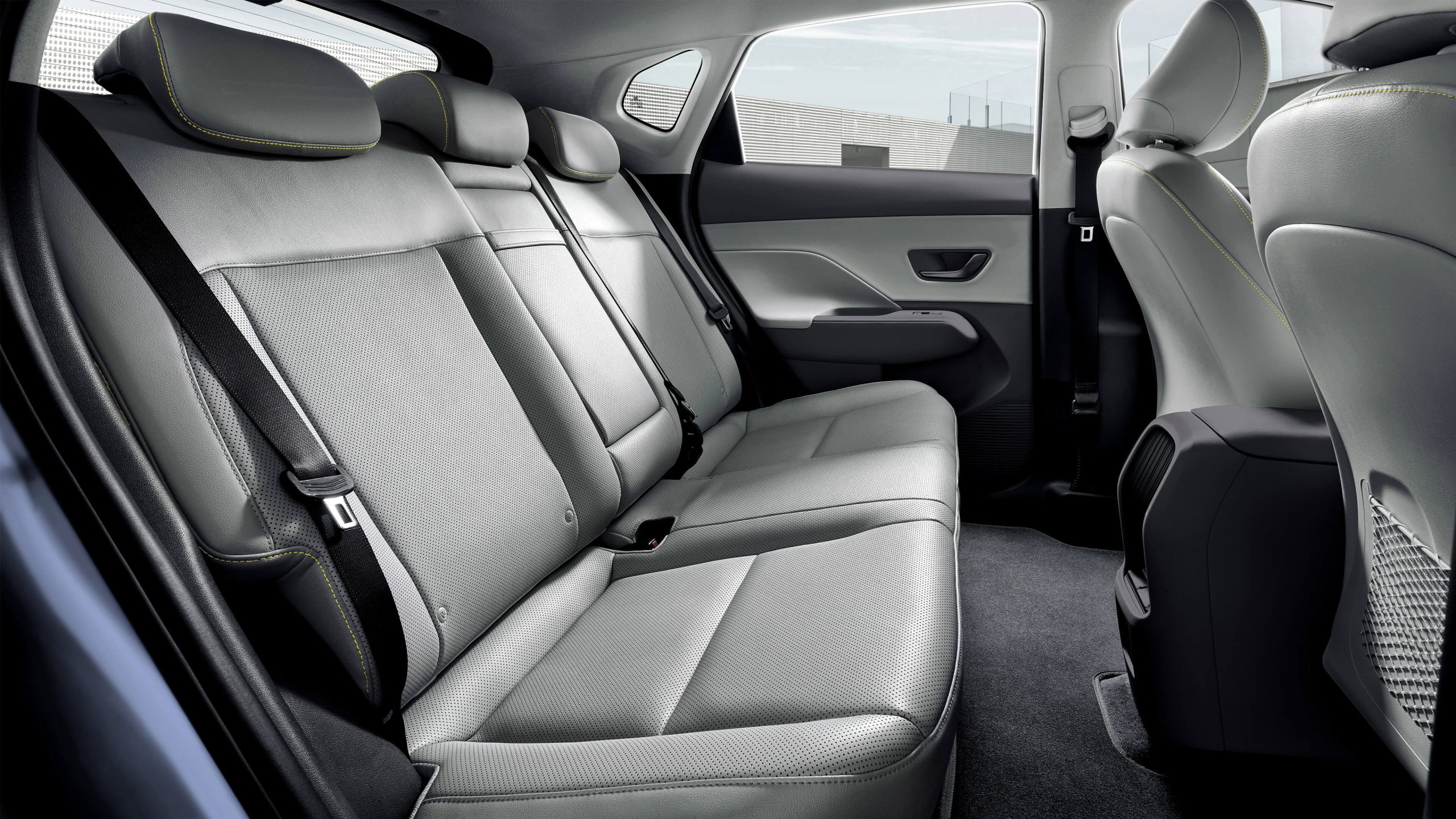 Available leatherette seating surfaces