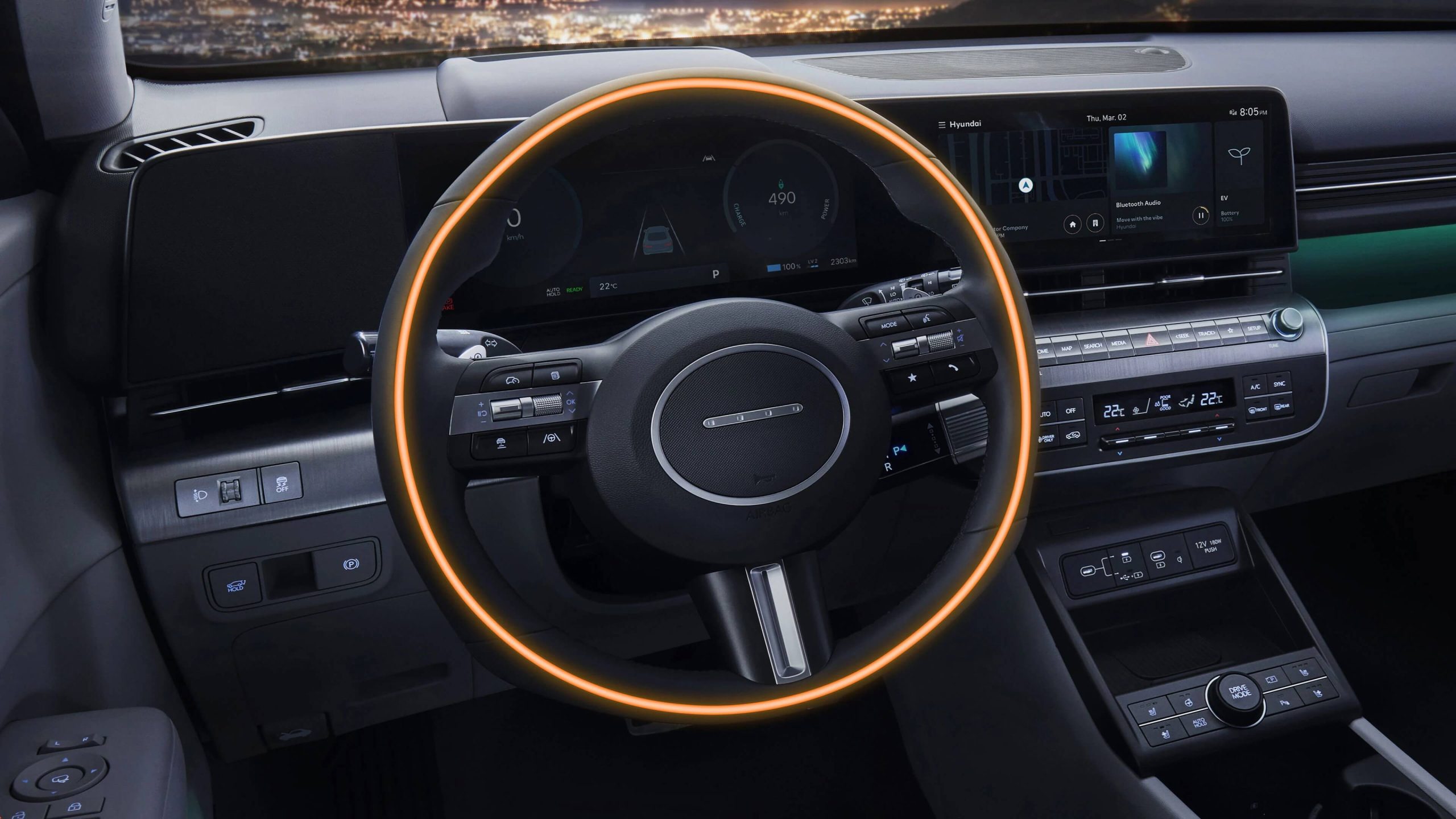 Standard heated steering wheel