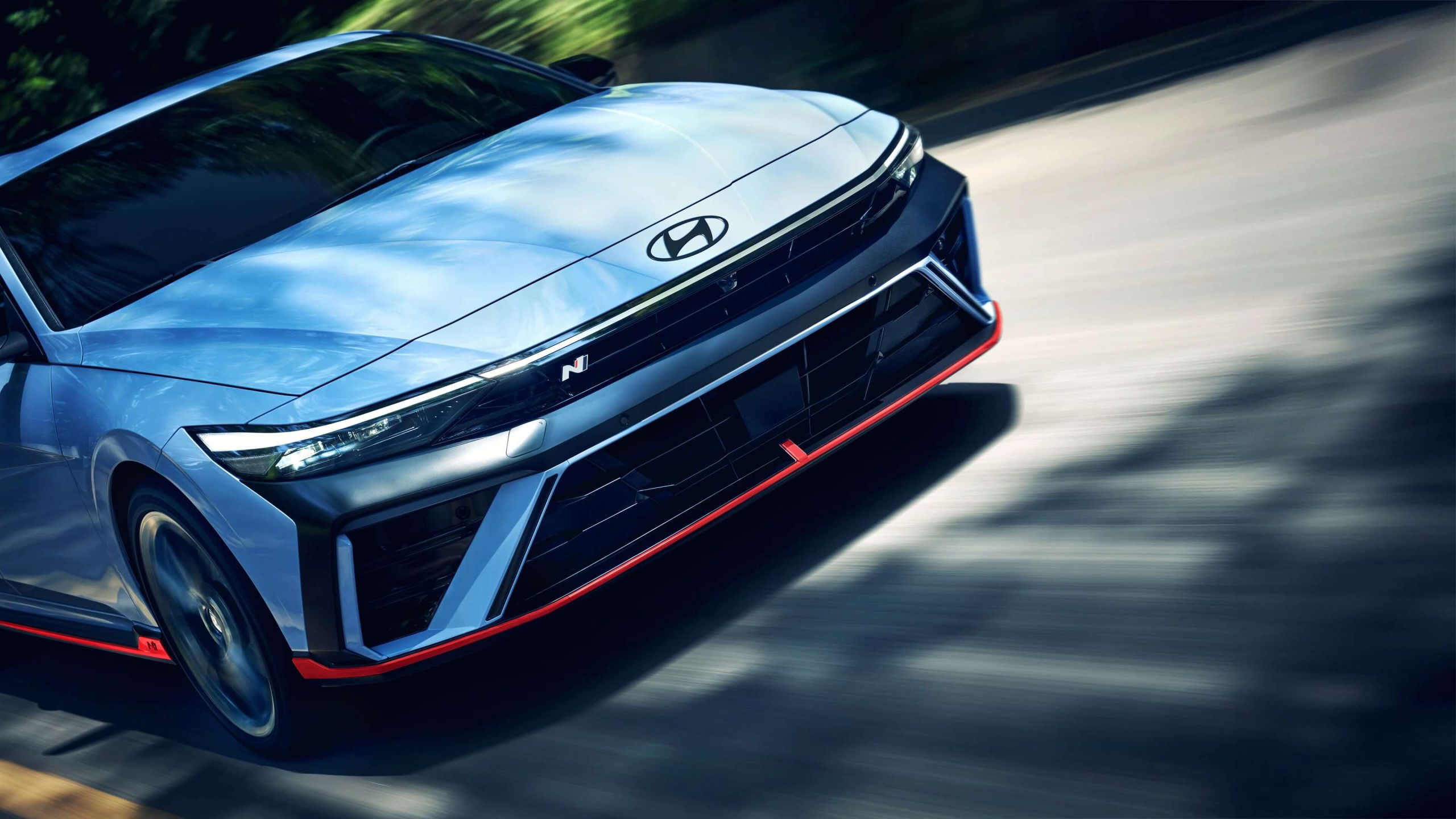 N front mesh grille with N emblem