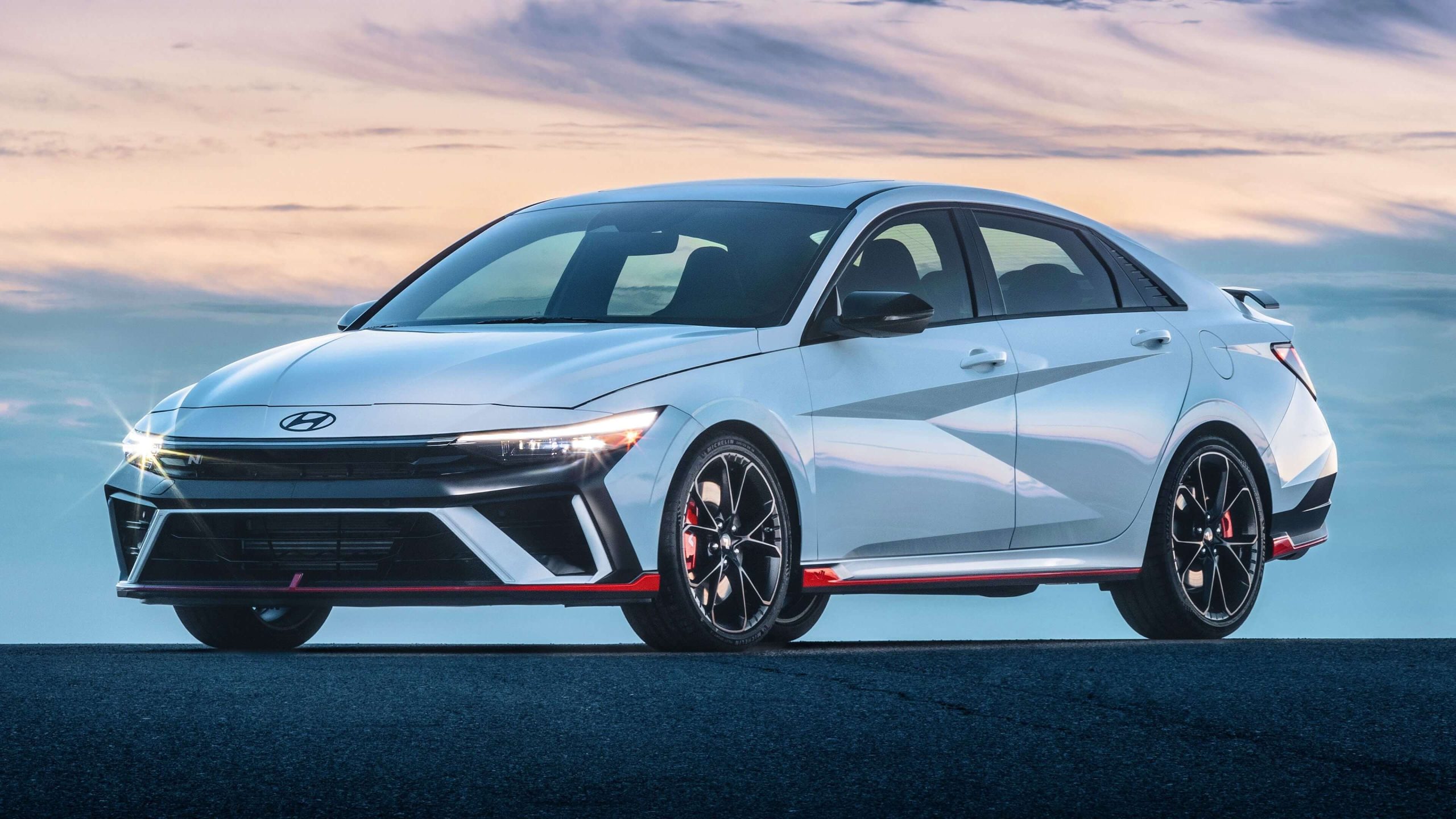 LED projection type headlights (low and high)