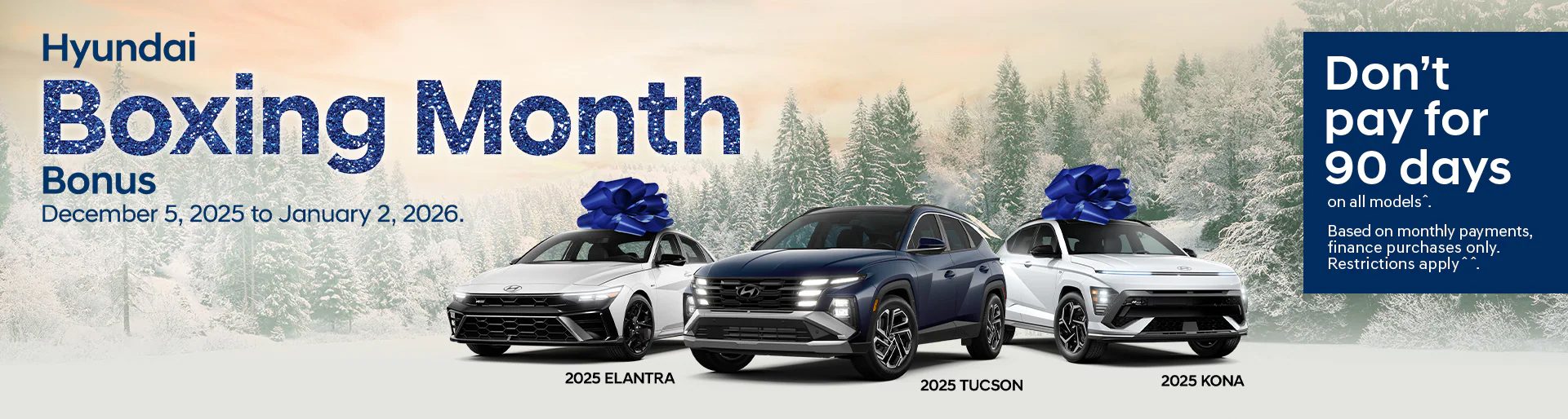 Special Offers on new vehicles at Finch Hyundai in London Ontario
