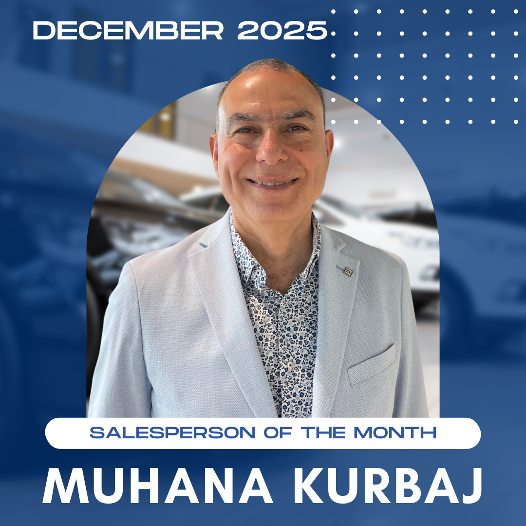 Congratulations to Hodifa Ahmer, our Salesperson of the Month for December 2024