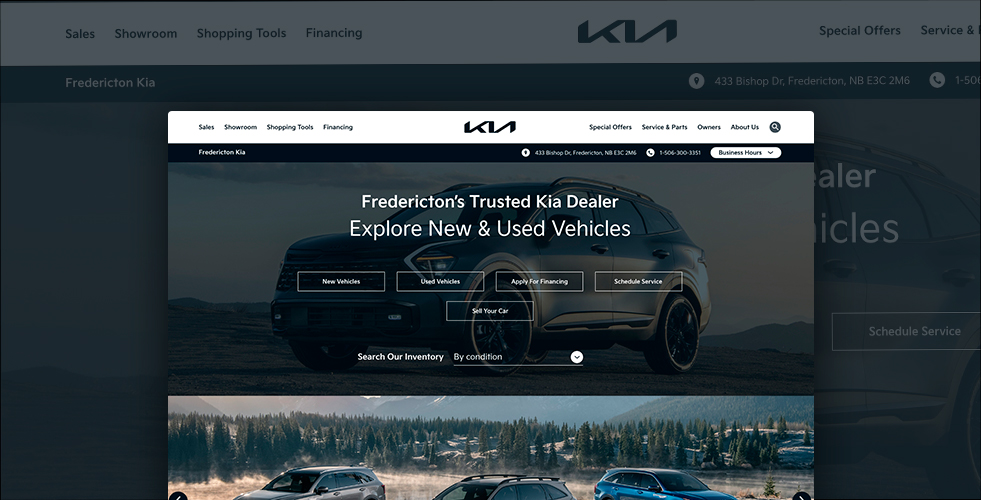 Fredericton Kia: New & Used Dealership | New Brunswick