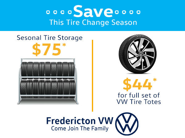 Save at Fredericton Volkswagen This Tire-Change Season Save at Fredericton Volkswagen This Tire-Change Season