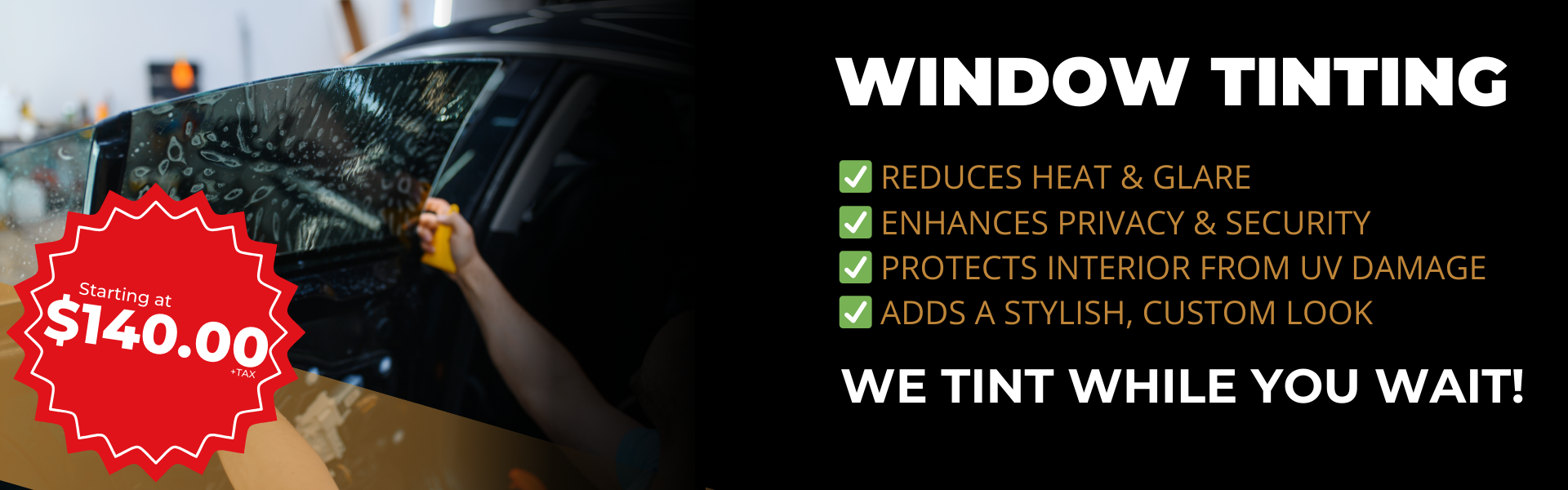 Window Tinting - Gary Moe Detailed