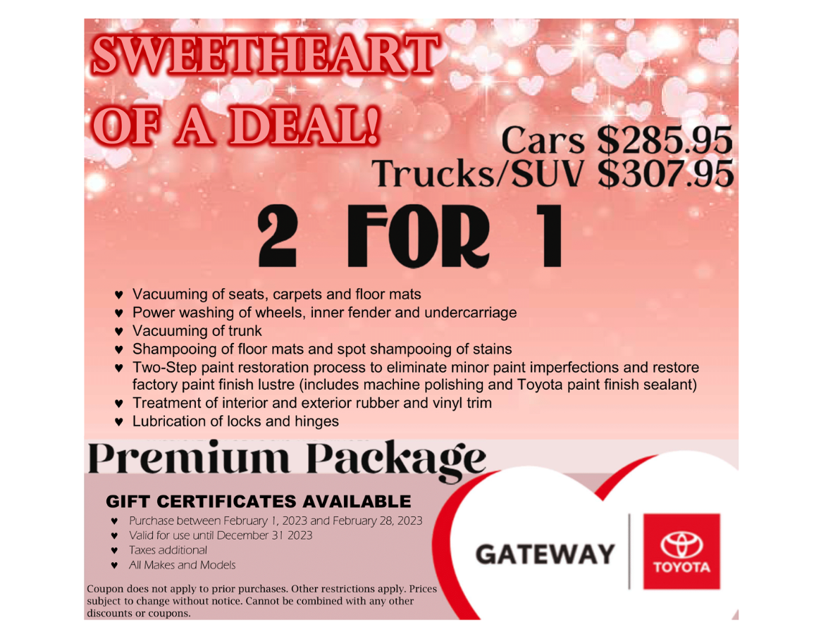 Sweetheart of a Deal – Premium Package Sweetheart of a Deal – Premium Package
