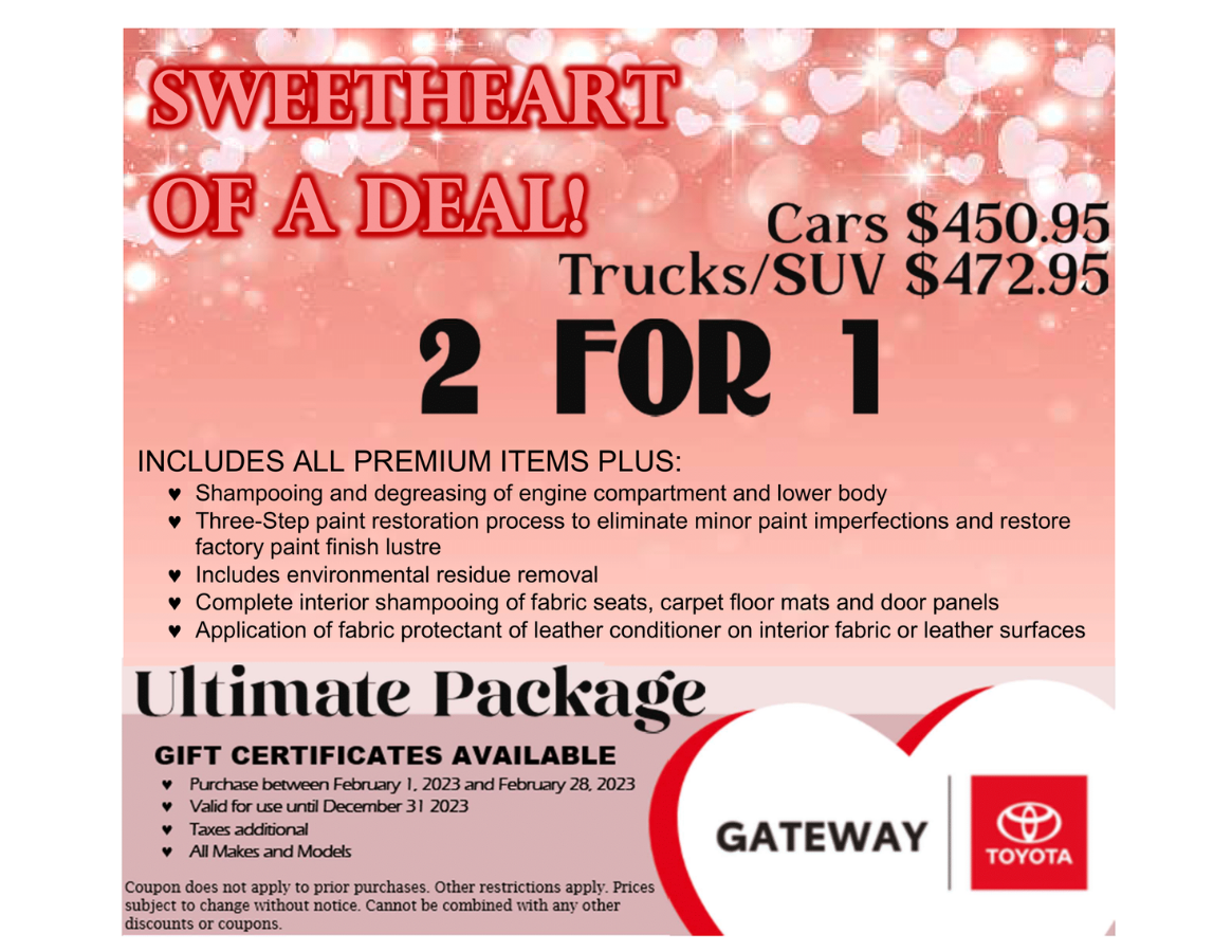 Sweetheart of a Deal – Ultimate Package Sweetheart of a Deal – Ultimate Package