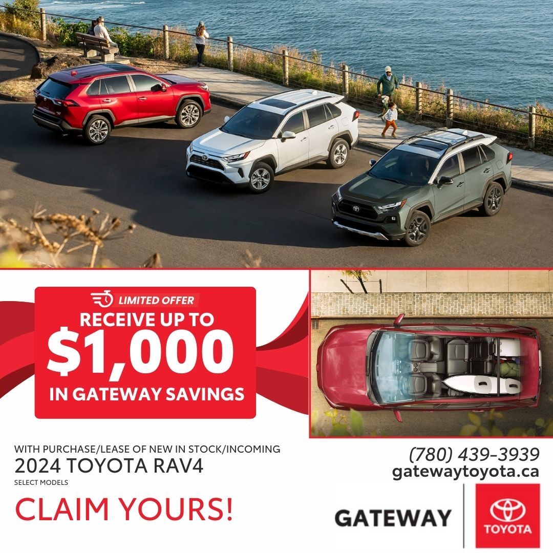 New Toyota Specials | Gateway Toyota in Edmonton, AB