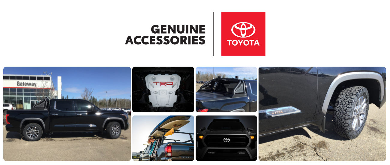 Genuine & Custom Toyota Accessories | Gateway Toyota in Edmonton, AB