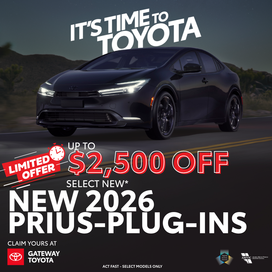 Save $2,500 on 2026 Prius Plug-In’s